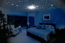 Натяжной потолок с эффектом звездного неба - завораживающая картина